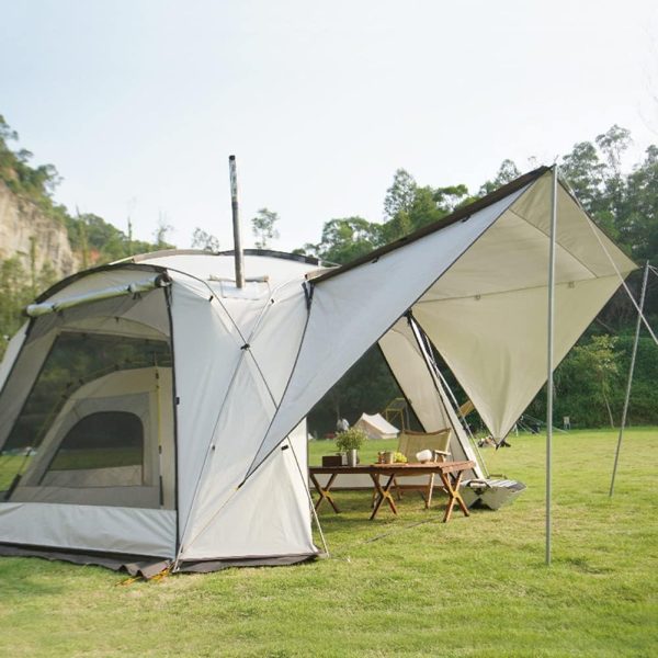 Pop Up Tent for 5-8 Person Instant Camping Tent with Double Door Lightweight Family Dome Tent with Carrying Bag for Outdoor Family Camping, Hiking, Fishing, Festival (Pop Up Tent 5)
